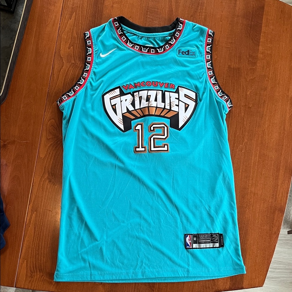 Nike Vancouver Grizzlies Teal Basketball Jersey
